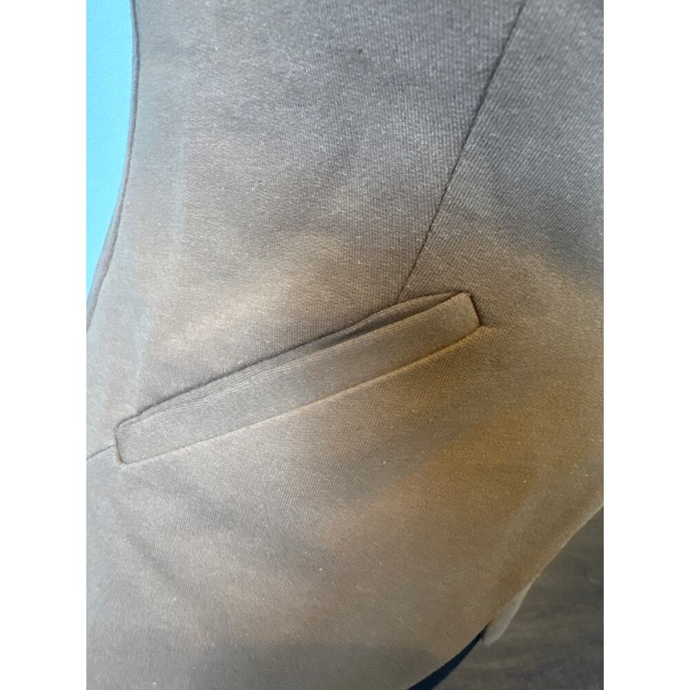 ModCloth Fine and Sandy Jersey Knit 3/4 Sleeve Blazer Tan Women's Size XXS NWT - Picture 6 of 8